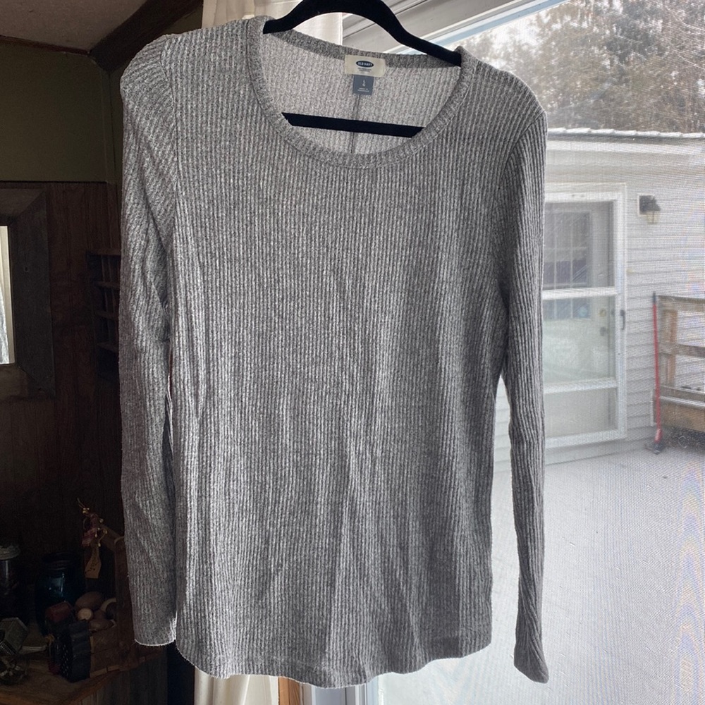 Grey, long sleeved Old Navy Sweater